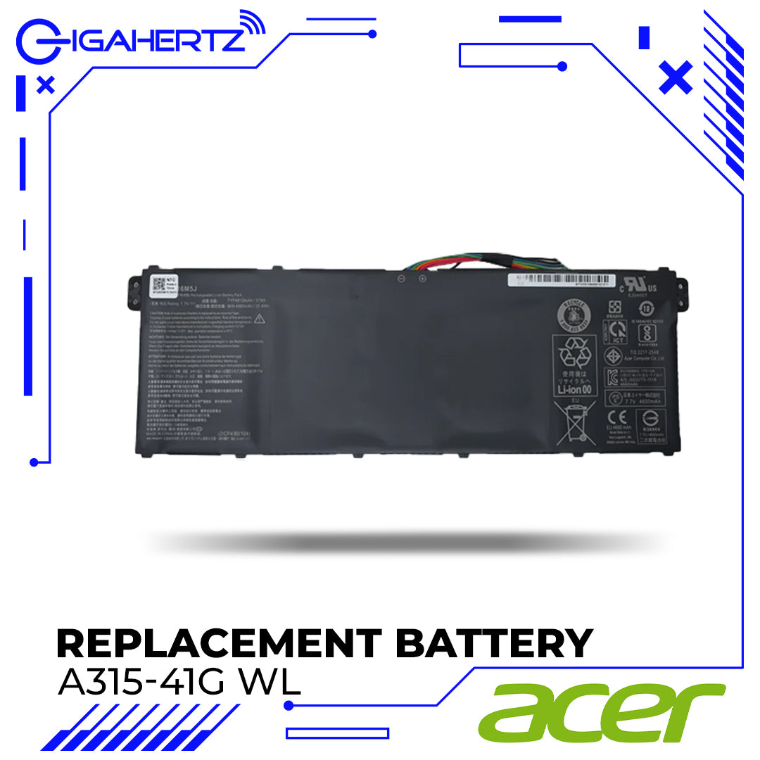 Acer Battery A315-41G WL for Acer Aspire 3 A315-41G-R5U3