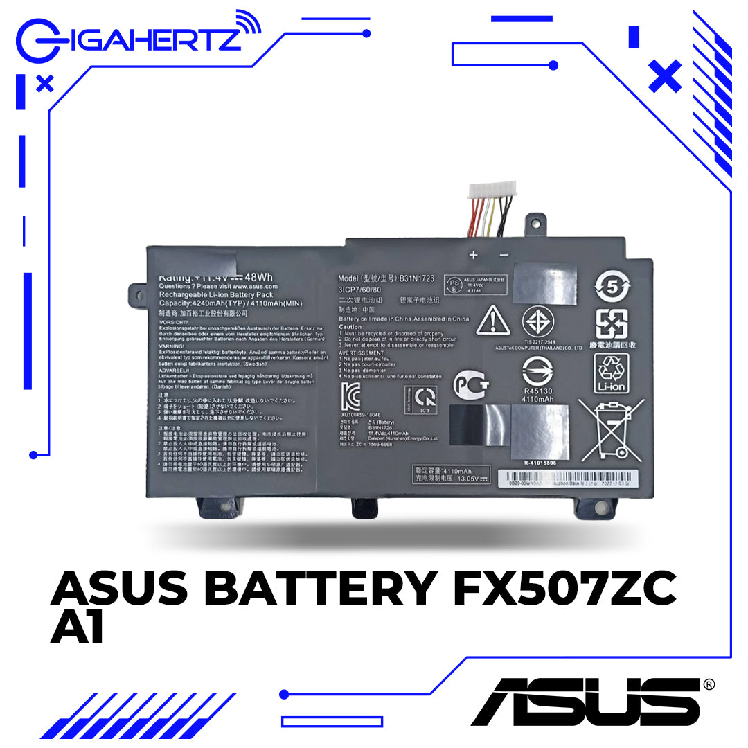 Replacement Battery for Asus FX507ZC A1