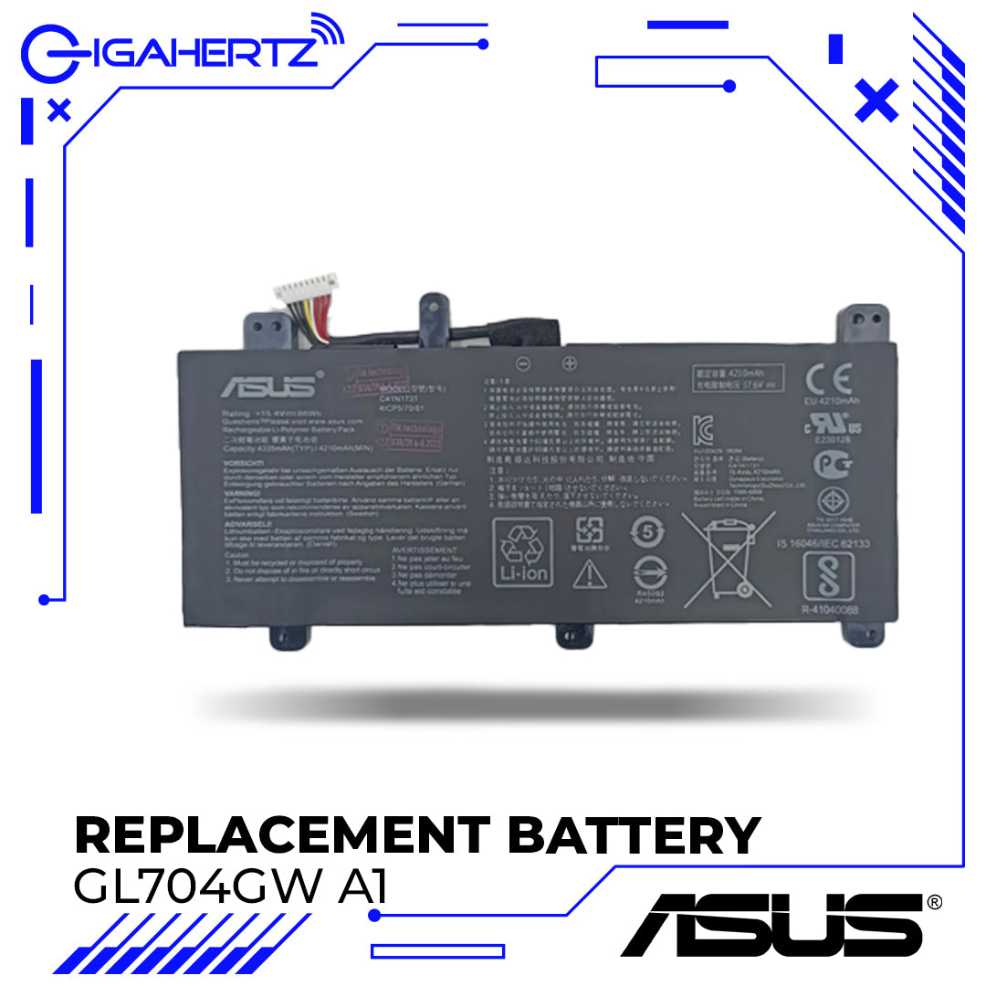 Replacement Battery for Asus GL704GW A1