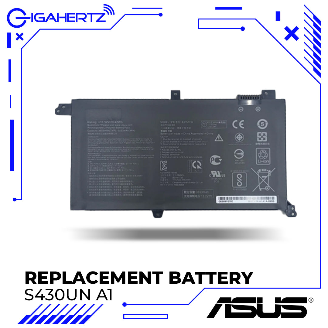 Replacement Battery for Asus S430UN A1