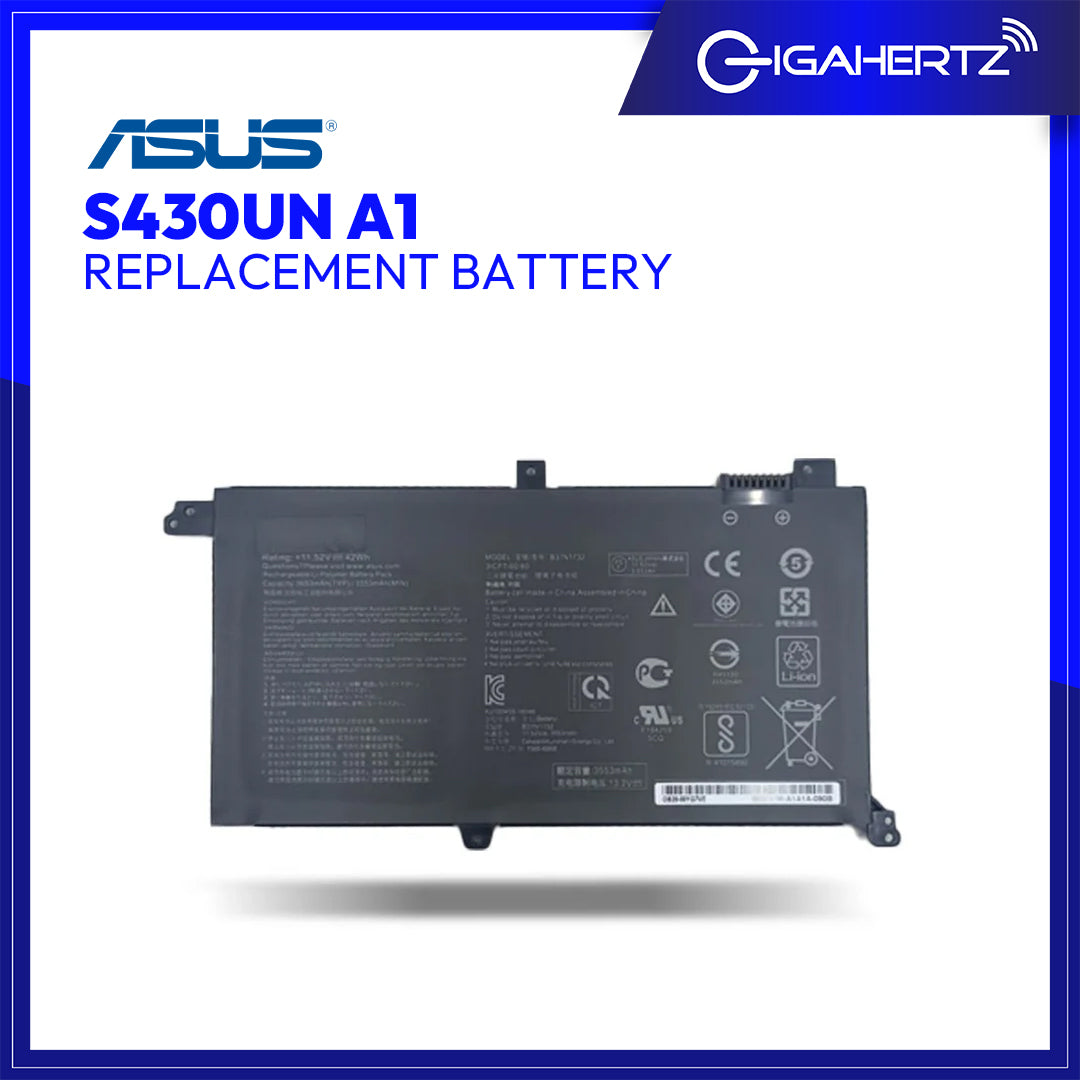 Replacement Battery for Asus S430UN A1