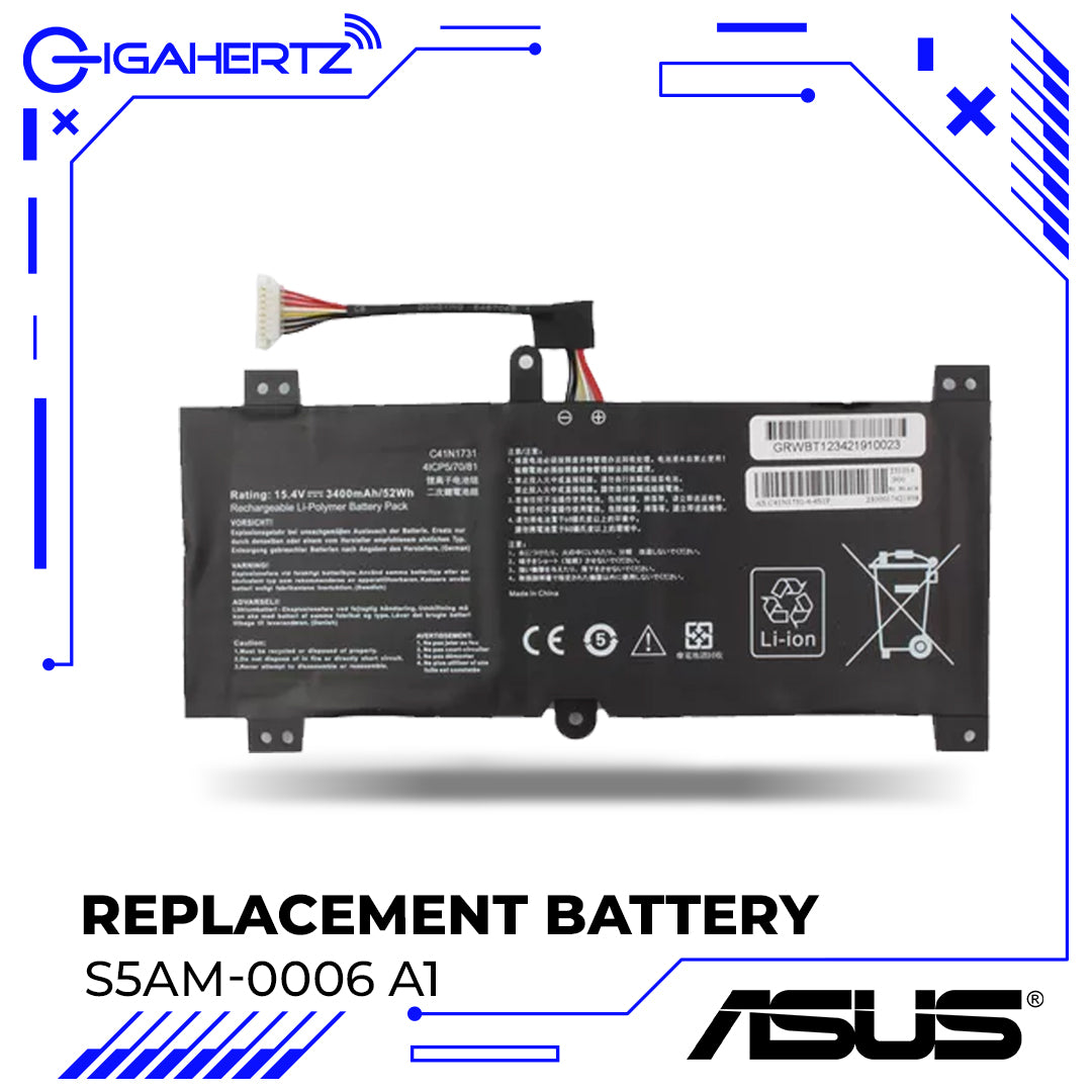 Replacement Battery for Asus S5AM-0006 A1