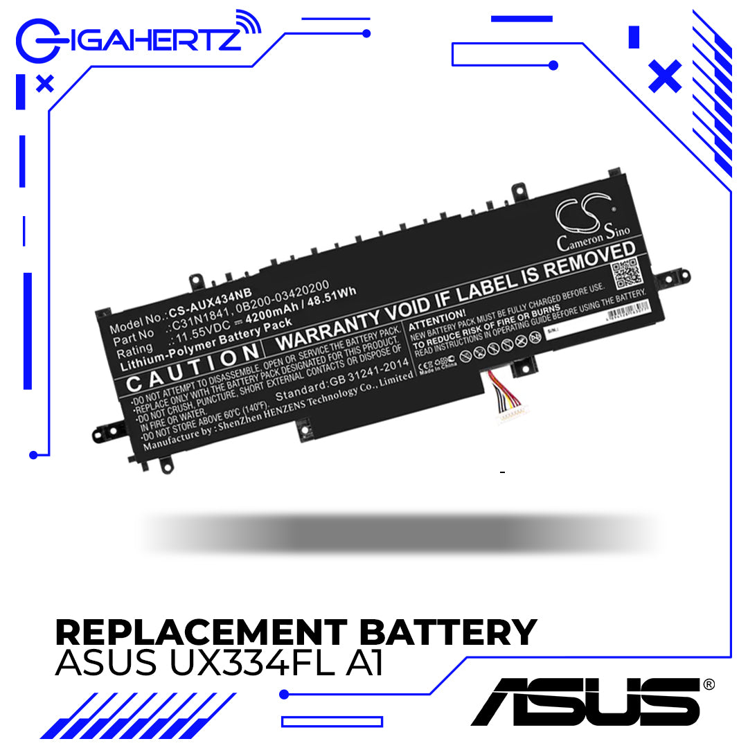Replacement Battery for Asus UX334FL A1