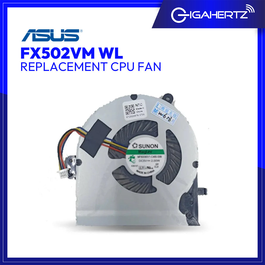 Replacement CPU Fan for Asus FX502VM WL