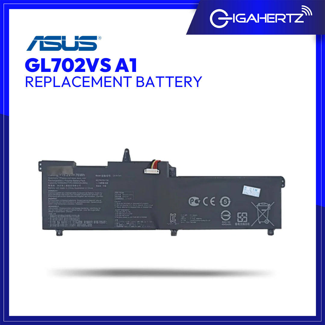Replacement Battery for Asus GL702VS A1