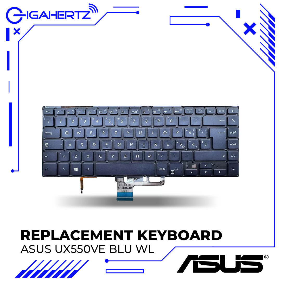 Asus Keyboard UX550VE BLU WL