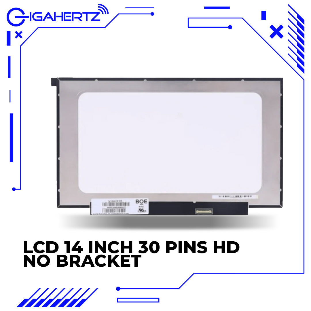 Laptop Display LCD 14" 30 Pins HD No Bracket