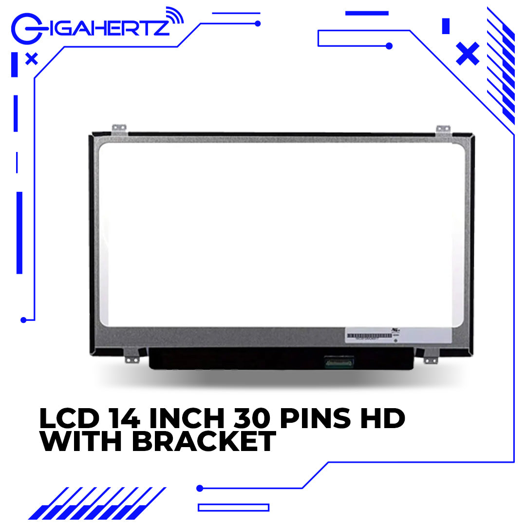 Laptop Display Replacement LED 14" HD 30 Pins  with Brackets