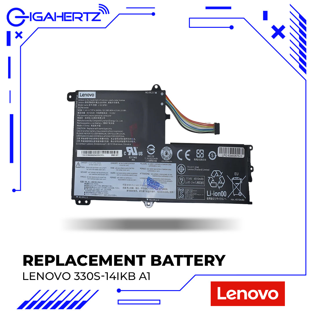 Lenovo Battery 330S-14IKB A1 for Replacement - Lenovo IdeaPad 330S-14IKB
