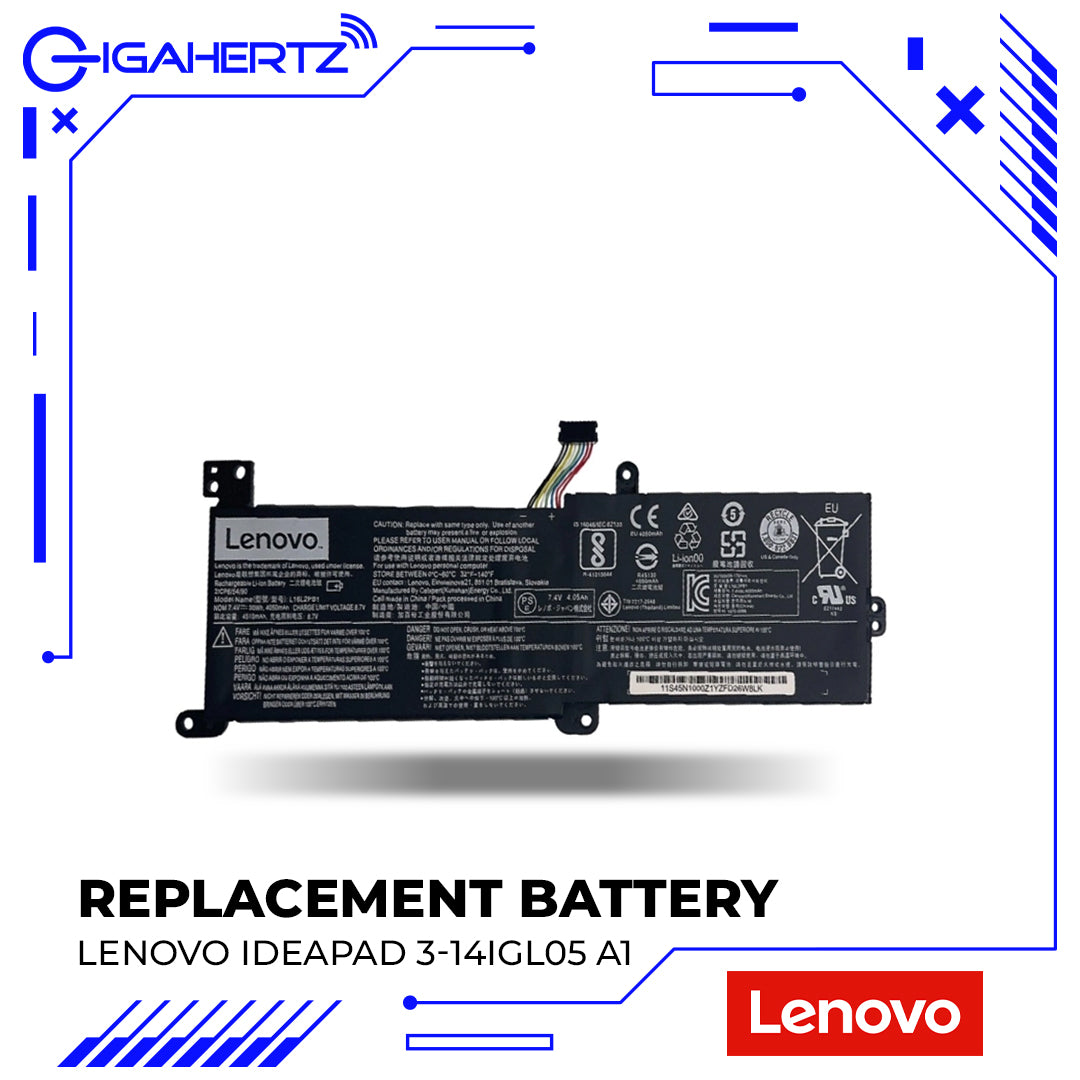 Replacement Battery for Lenovo IdeaPad 3-14IGL05 A1