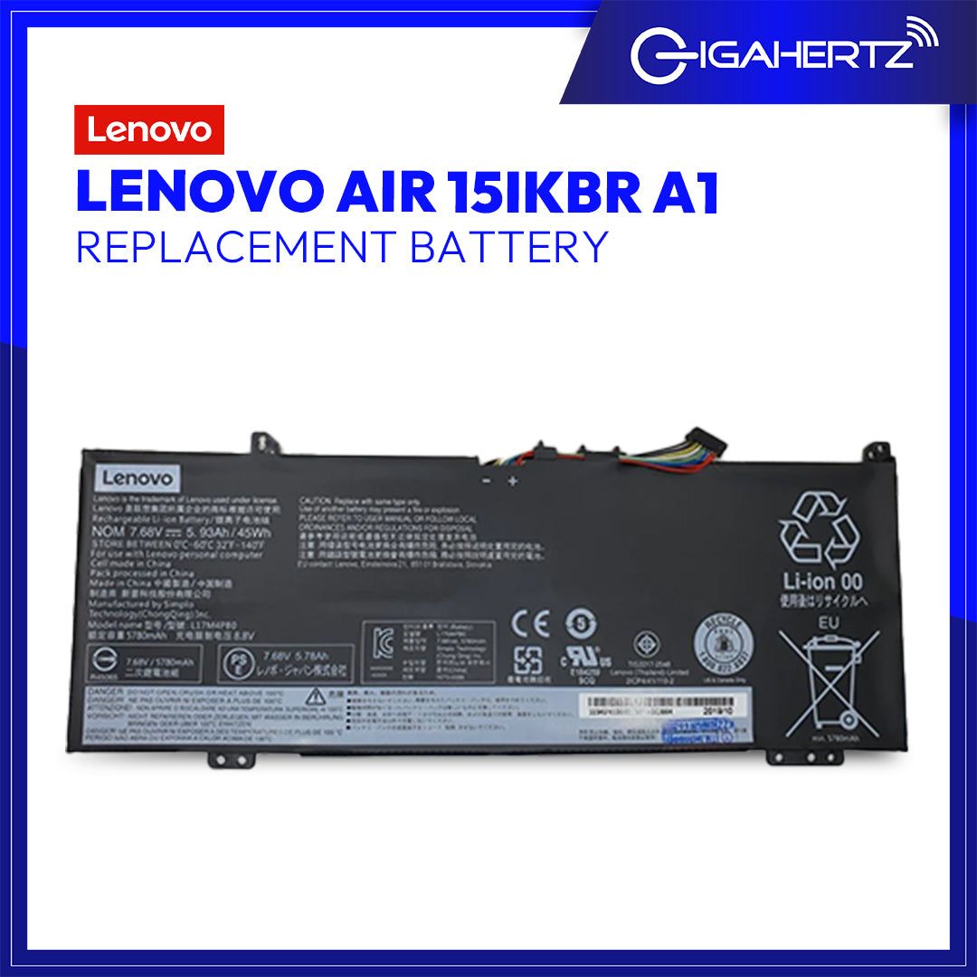 Lenovo Battery Lenovo Air 15IKBR A1 for Replacement - Lenovo Air 15IKBR