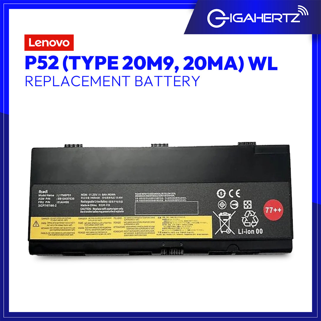 Lenovo Battery P52 (Type 20M9, 20MA) WL