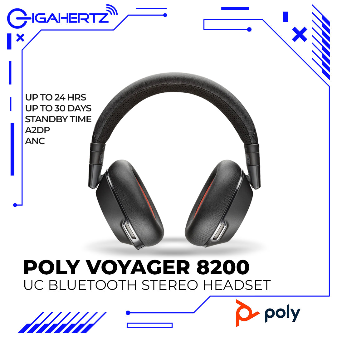 Poly Voyager 8200 UC Bluetooth Stereo Headset