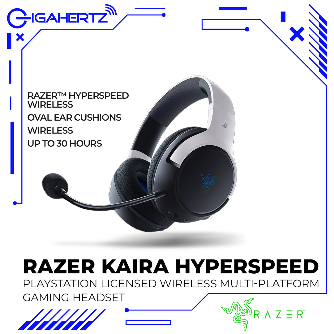 Razer Kaira HyperSpeed - PlayStation Licensed Wireless Multi-Platform Gaming Headset