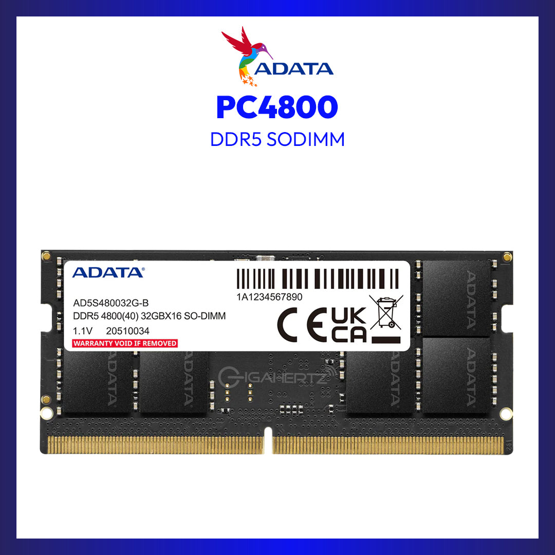 ADATA 32GB DDR5-4800 SO-DIMM Memory Module