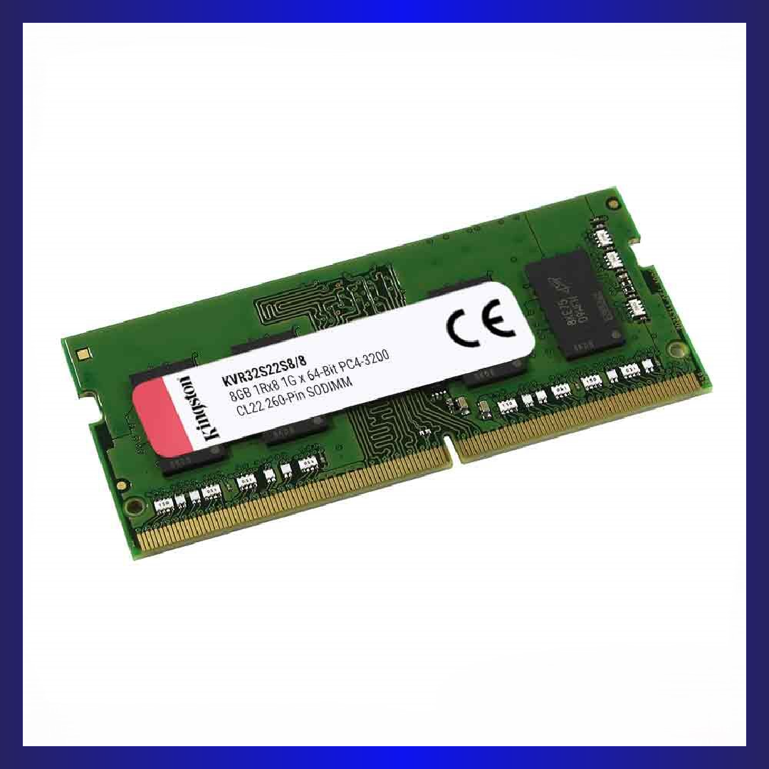 Kingston 8GB DDR4 3200MHZ CL22 SODIMM (KVR32S22S6)