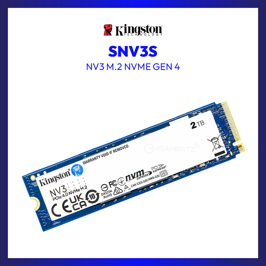 KINGSTON 2TB NV3 M.2 NVMe PCIe 4.0 SSD