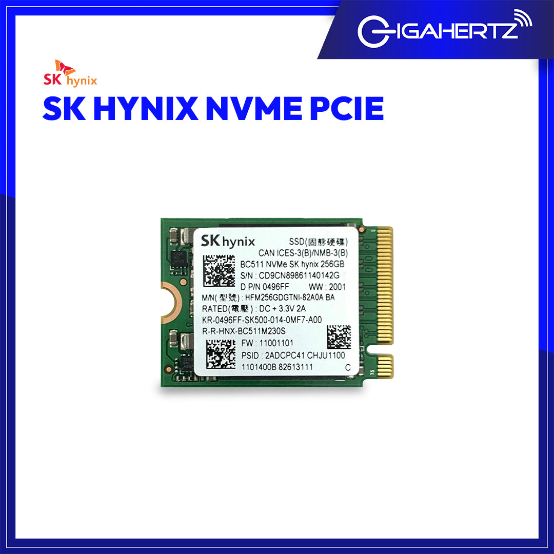 Sk Hynix 256GB NVMe PCIe