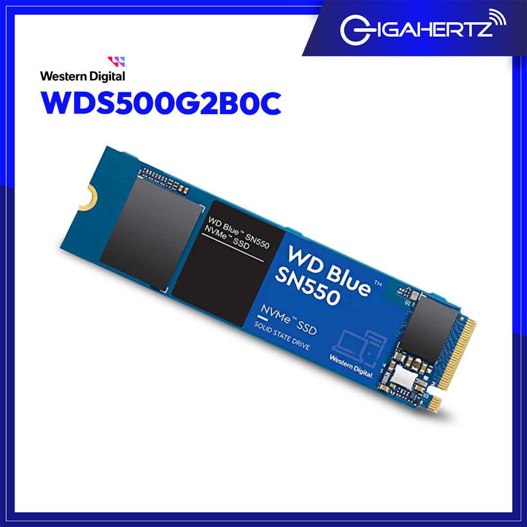 Western Digital WDS500G2B0C 500GB M.2 2280 PCIe BLUE NVME