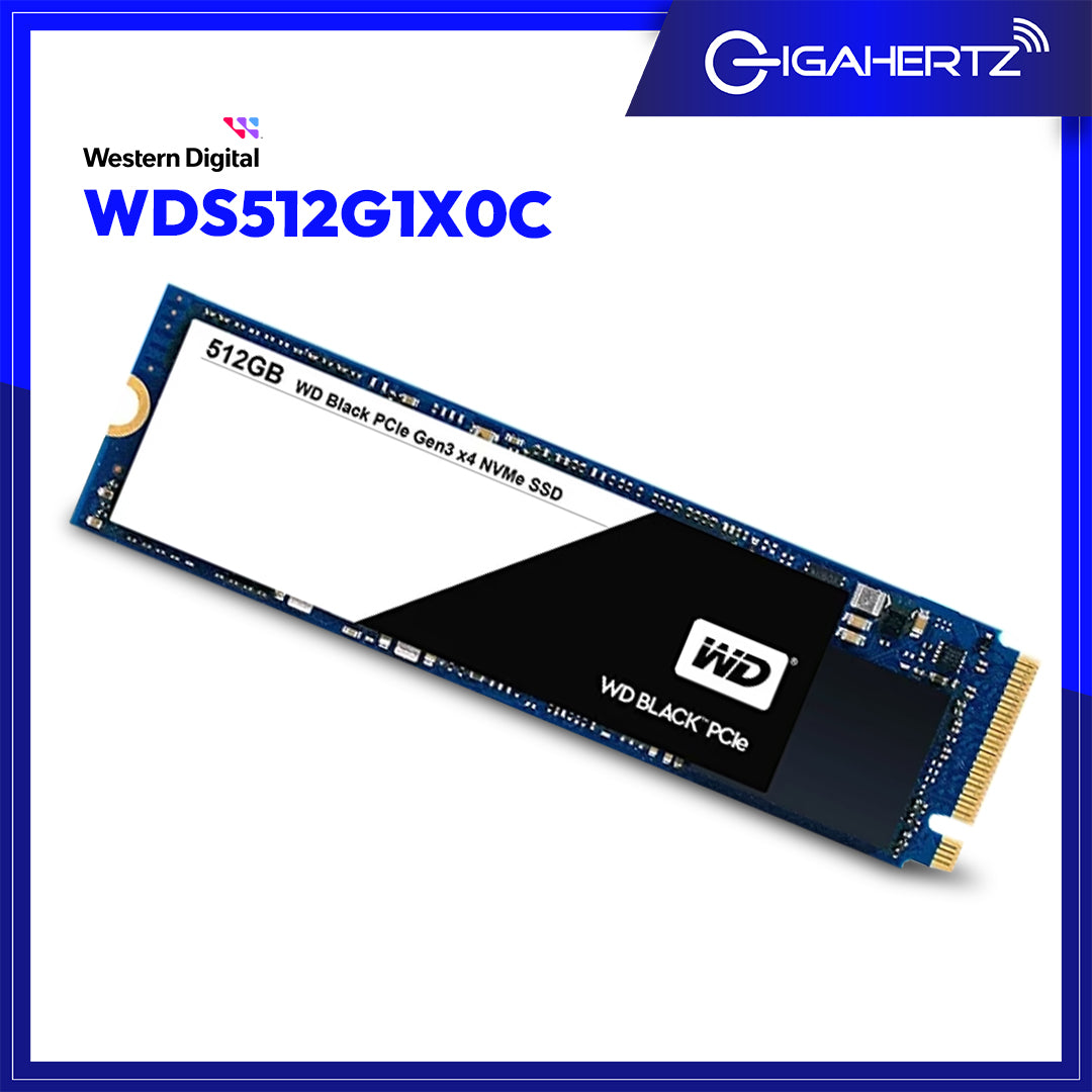 Western Digital WDS512G1X0C 512GB M.2 2280 PCIe BLACK NVME