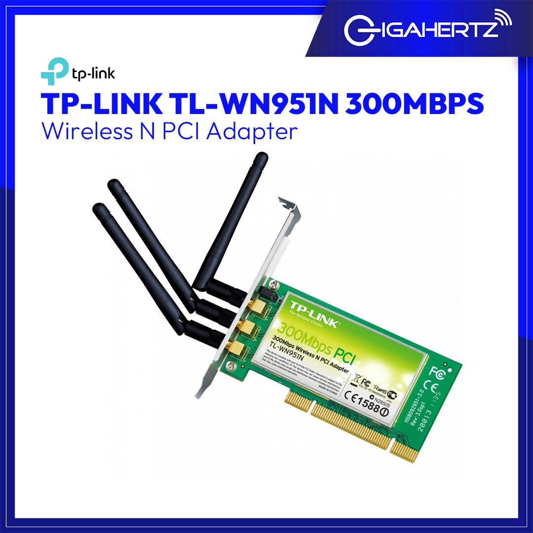 TP-Link TL-WN951N 300Mbps Wireless N PCI Adapter