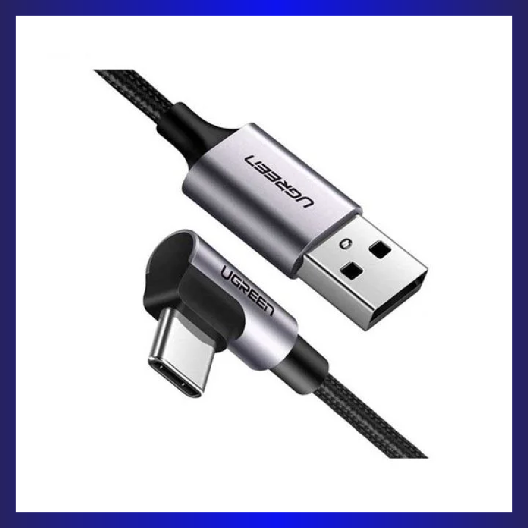 UGREEN 50941 Right Angle USB A to USB C Cable (1 Meter)