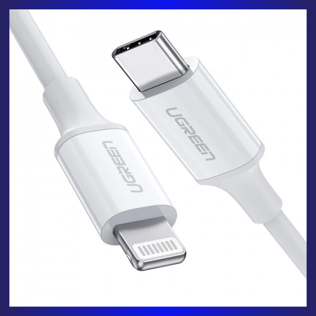 UGREEN 3A USB C to Lightning Cable 1m (White) (10493)