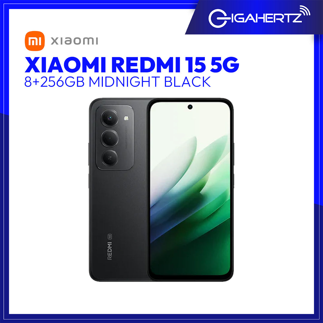 Xiaomi Redmi 15 5G (8+256GB) MIDNIGHT BLACK | GigaHertz