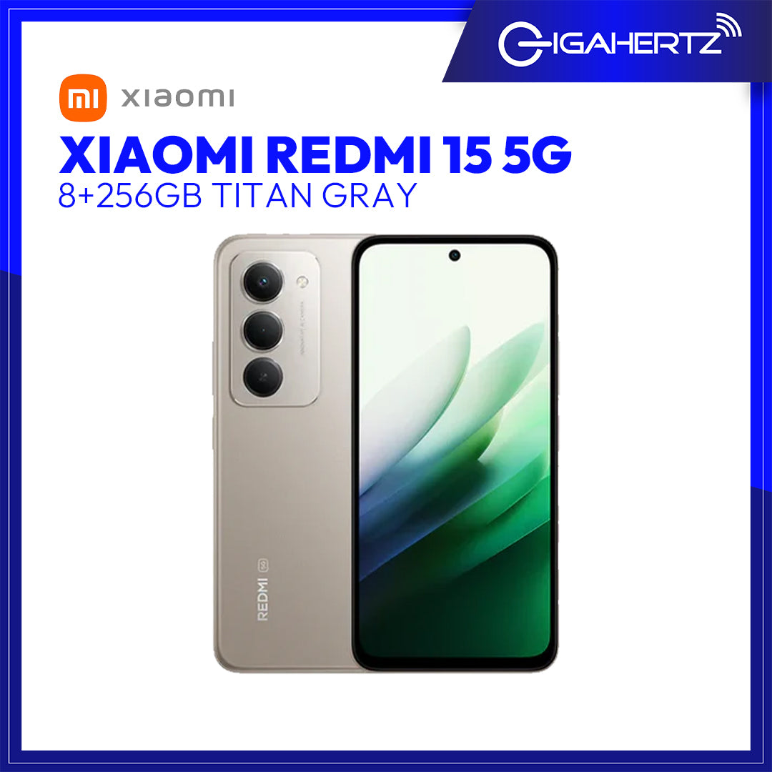 Xiaomi Redmi 15 5G (8+256GB) TITAN GRAY | GigaHertz