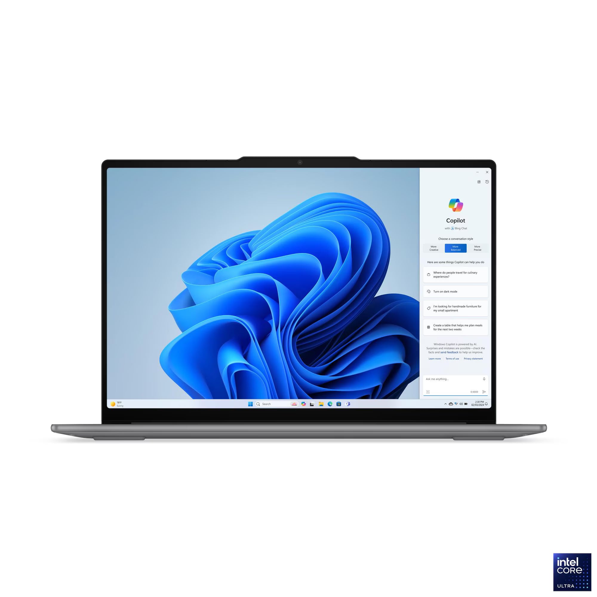 Lenovo Yoga Slim 7 15ILL9 83HM000TPH | 15.3" WQXGA+ | Ultra 7 258V | Intel Arc Graphics 140V | 32GB RAM | 1TB SSD | WIN 11