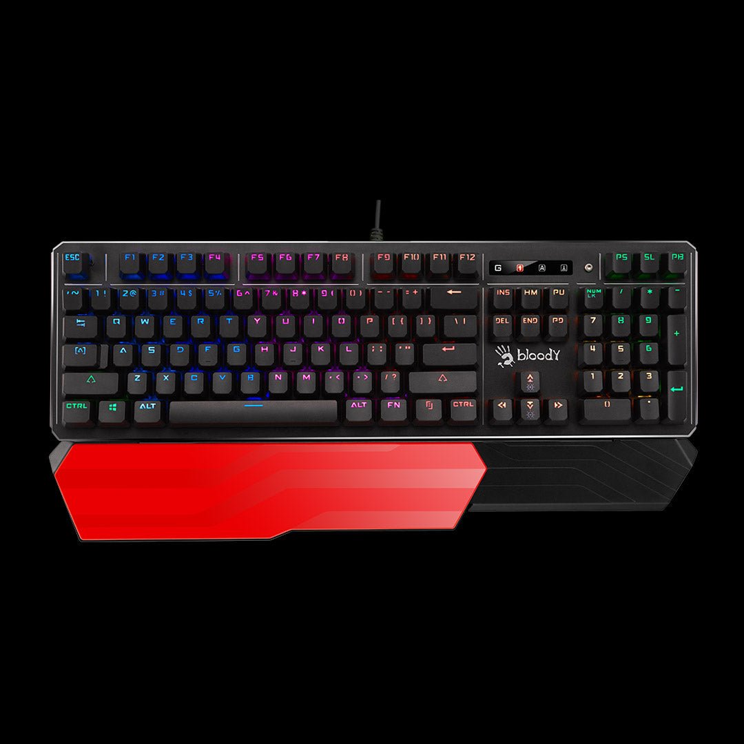 A4Tech B975 Bloody Full Mechanical Light Strike RGB Animation Gaming Keyboard | Gigahertz