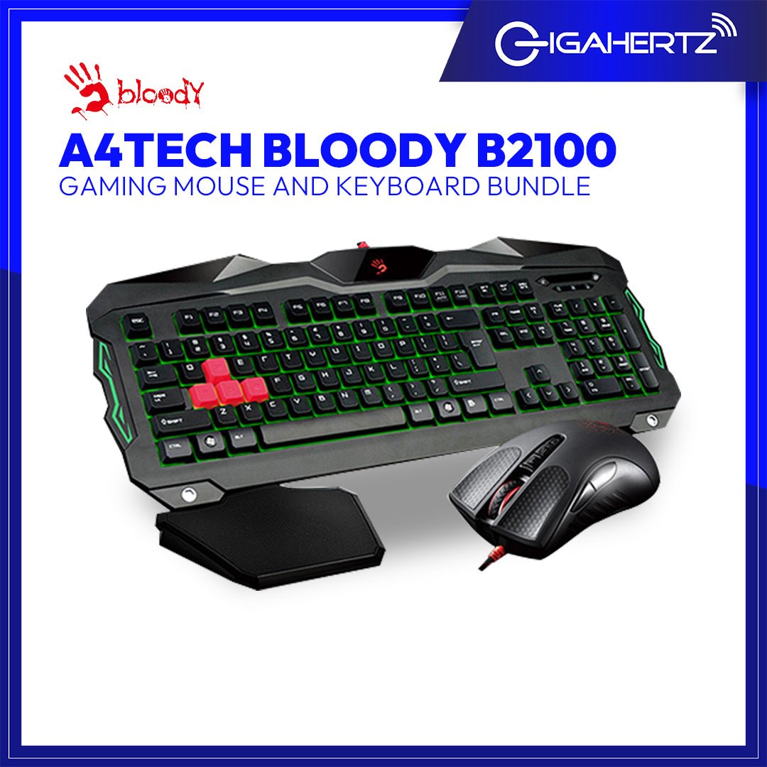 A4Tech Bloody B2100 Gaming Mouse And Keyboard Bundle | Gigahertz
