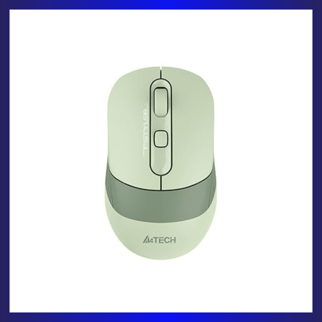 A4Tech FB10C | Optical Sensor | Bluetooth & 2.4GHz Wireless | Multi-Device Support | Adjustable 2400 DPI | Matcha Green | GigaHertz