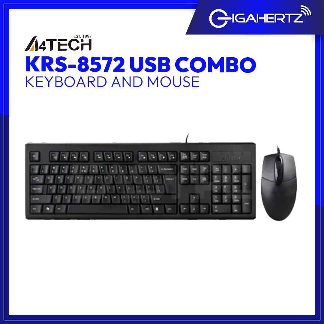 A4tech KRS - 8572 USB Combo Keyboard And Mouse | GigaHertz