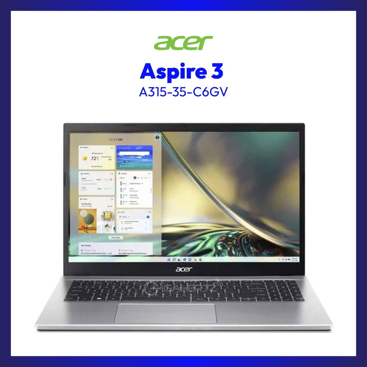 Acer Aspire 3 A315-35-C6GV | 15.6" FHD | Celeron N4500 | UHD Graphics | 8GB RAM | 256GB SSD | WIN 11 | GigaHertz