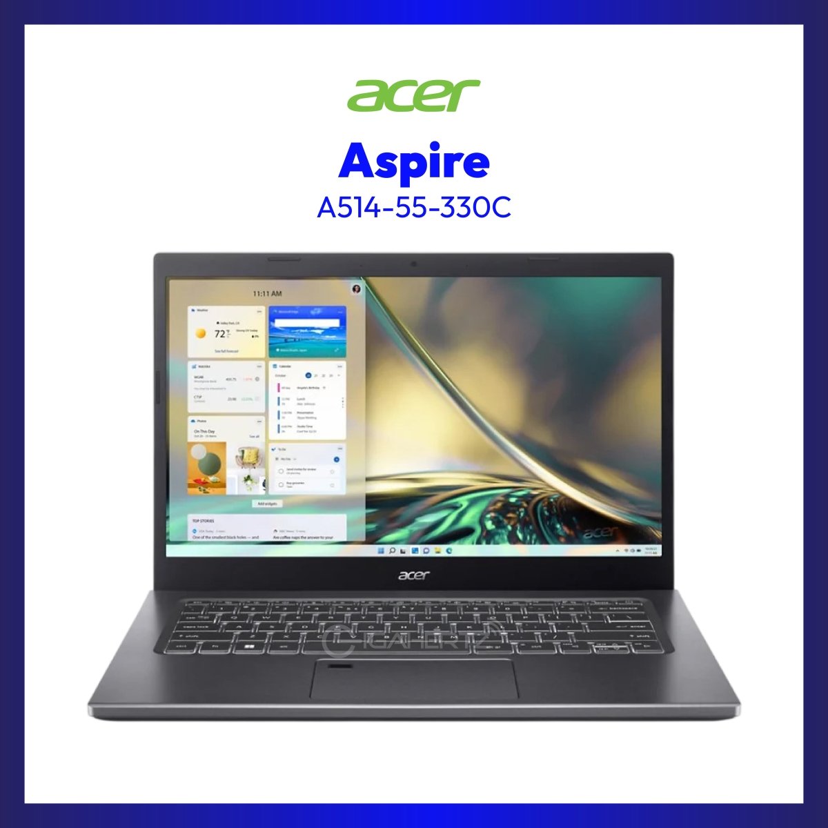 Acer Aspire A514-55-330C | 14″ FHD | i3-1215U | 8 GB RAM | 512 SSD | WIN 11 | GigaHertz