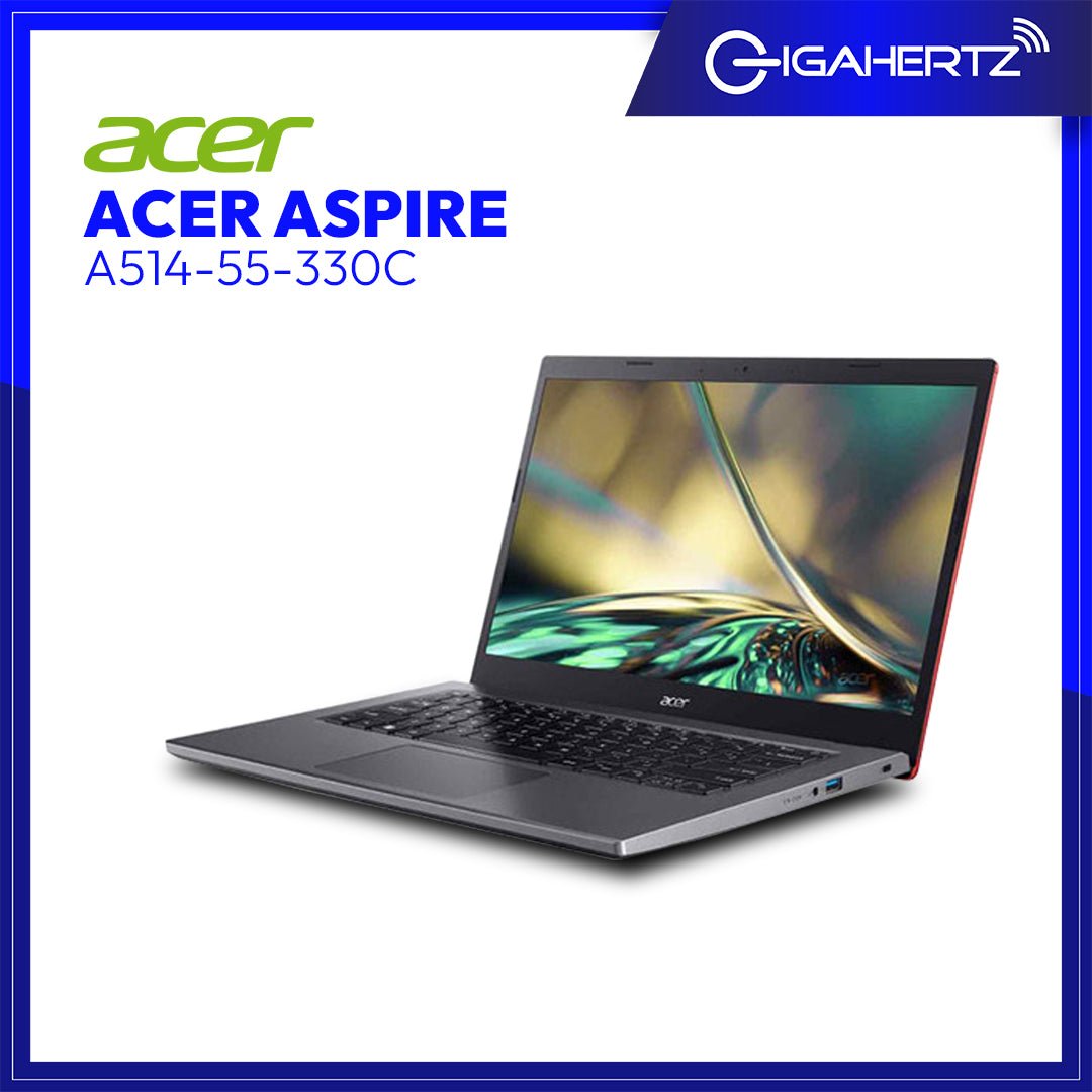 Acer Aspire A514 - 55 - 330C | 14″ FHD | i3 - 1215U | 8 GB RAM | 512 SSD | WIN 11 | Gigahertz