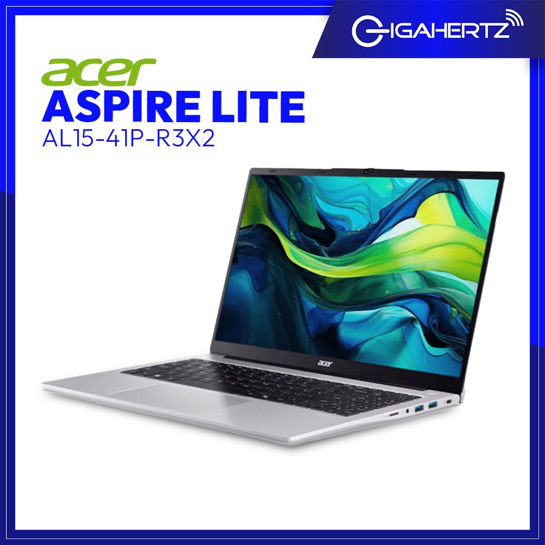 Acer Aspire Lite AL15 - 41P - R3X2 | 15.6" FHD | AMD Ryzen™ 7 5700U | AMD Radeon Graphics | 16 GB RAM | 1 TB SSD | WIN 11 | MS Office 2024 | MS 365 | GigaHertz