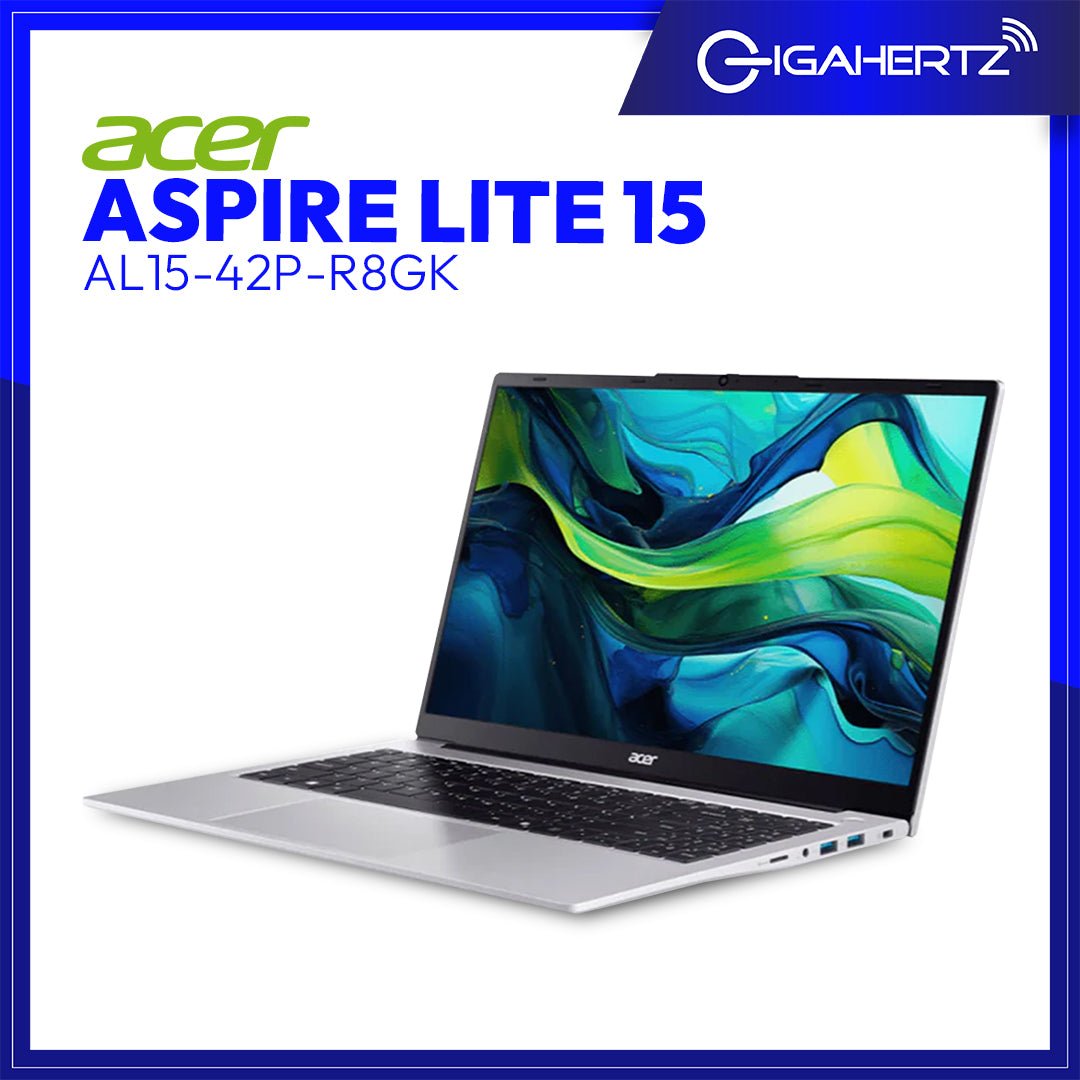 ACER Aspire Lite AL15-42P-R8GK | 15.6" IPS FHD | RYZEN 7 7730U | 16GB RAM | 1TB SSD | WIN11sm | GigaHertz