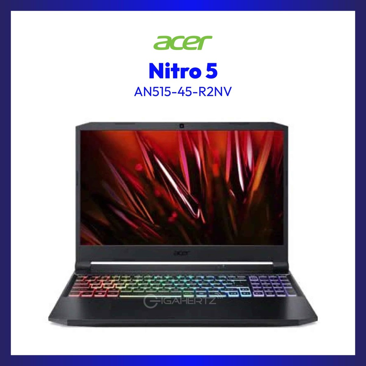 Acer Nitro 5 AN515-45-R2NV | 15.6" IPS | Ryzen 7 5800H | GeForce RTX 3060 | 16GB RAM | 512GB SSD | WIN 10 | GigaHertz