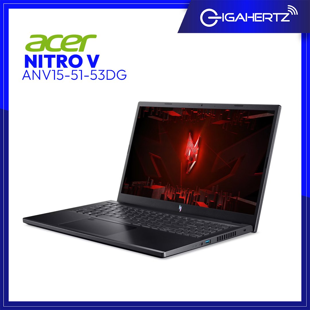 Acer Nitro V ANV15 - 51 - 53DG | 15.6" FHD | i5 - 13420H | GeForce RTX 4050 | 8GB RAM | 512GB SSD | WIN 11 | Gigahertz