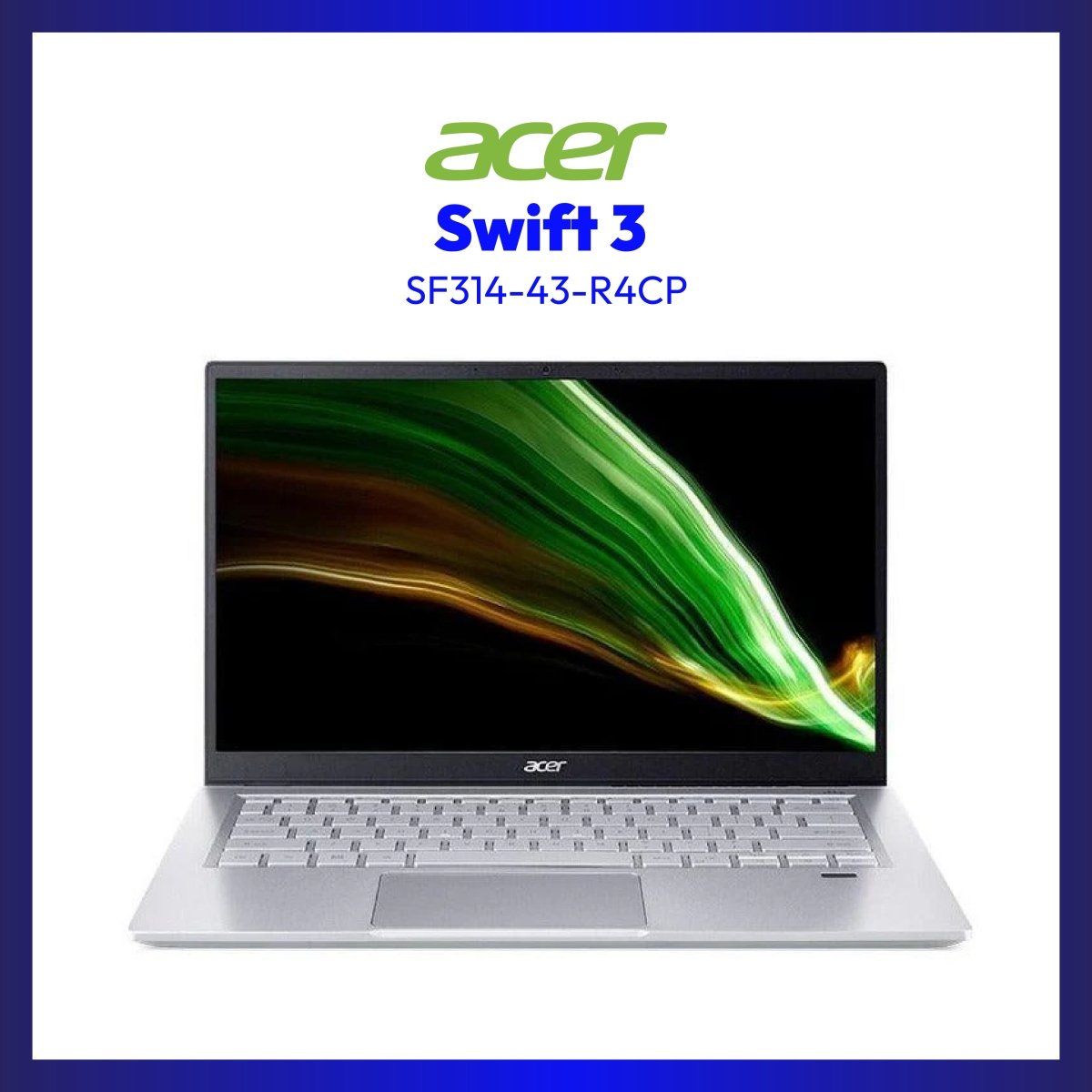 Acer Swift 3 SF314-43-R4CP Notebook | 14" FHD | Ryzen 5 5500U | Radeon Graphics | 8GB RAM | 512GB SSD | WIN 10 | GigaHertz