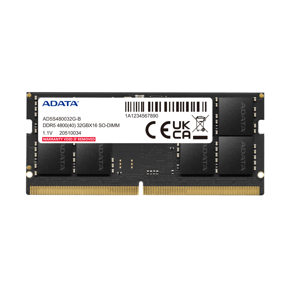 ADATA 32GB DDR5-4800 SO-DIMM Memory Module | GigaHertz