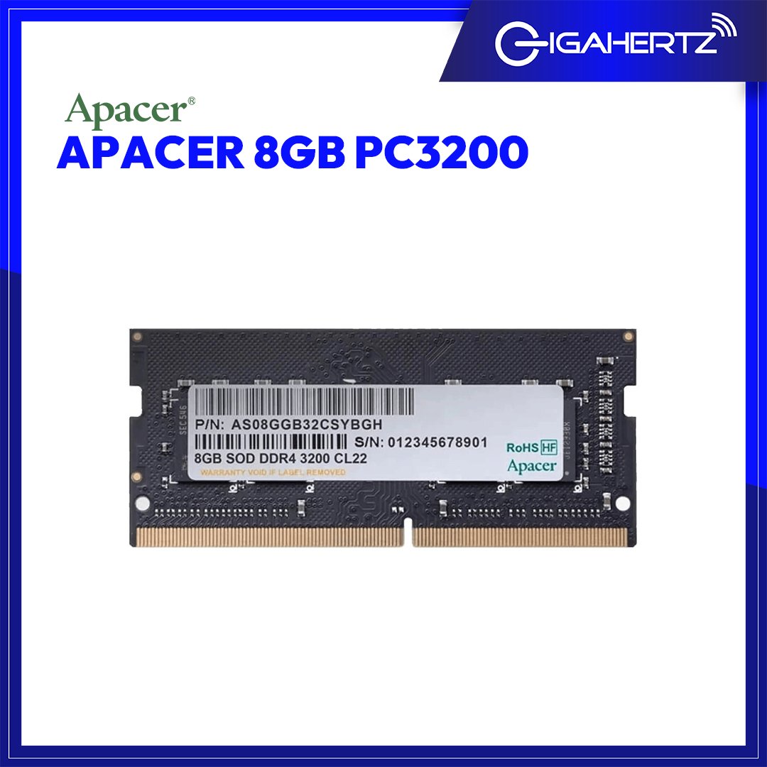 APACER 8GB PC3200 | Gigahertz