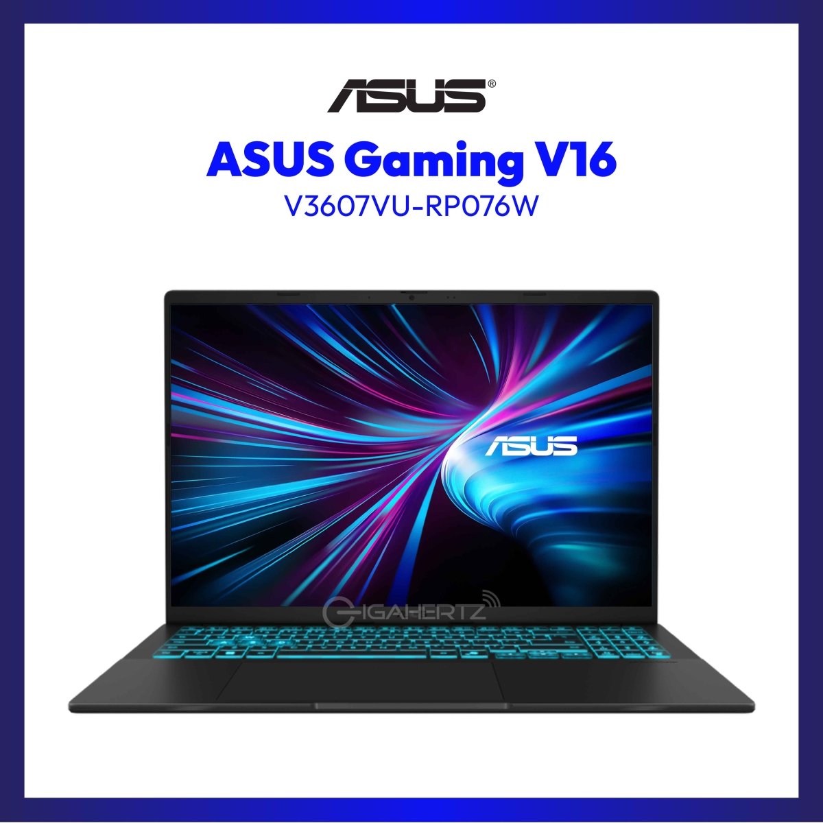 ASUS Gaming V16 V3607VU-RP076W | 16" WUXGA | Intel® Core™5 210H | RTX™ 4050 | 8 GB RAM | 512 GB SSD | WIN 11 | GigaHertz