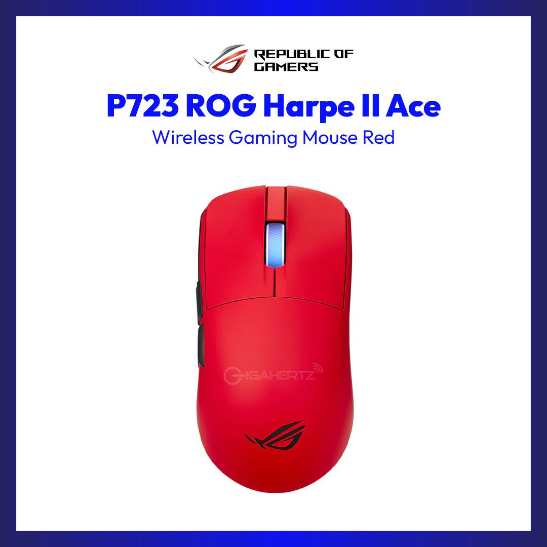 Asus P723 ROG Harpe II Ace Wireless Gaming Mouse (Red) | GigaHertz