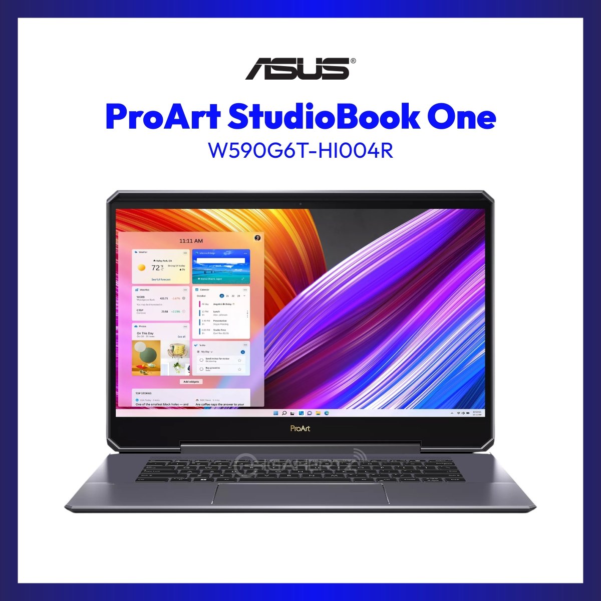 Asus ProArt StudioBook One W590G6T-HI004R | 15.6" IPS | i9-9980HK | Quadro® RTX™ 6000 | 64 GB RAM | 1 TB SSD | WIN 10 PRO | GigaHertz