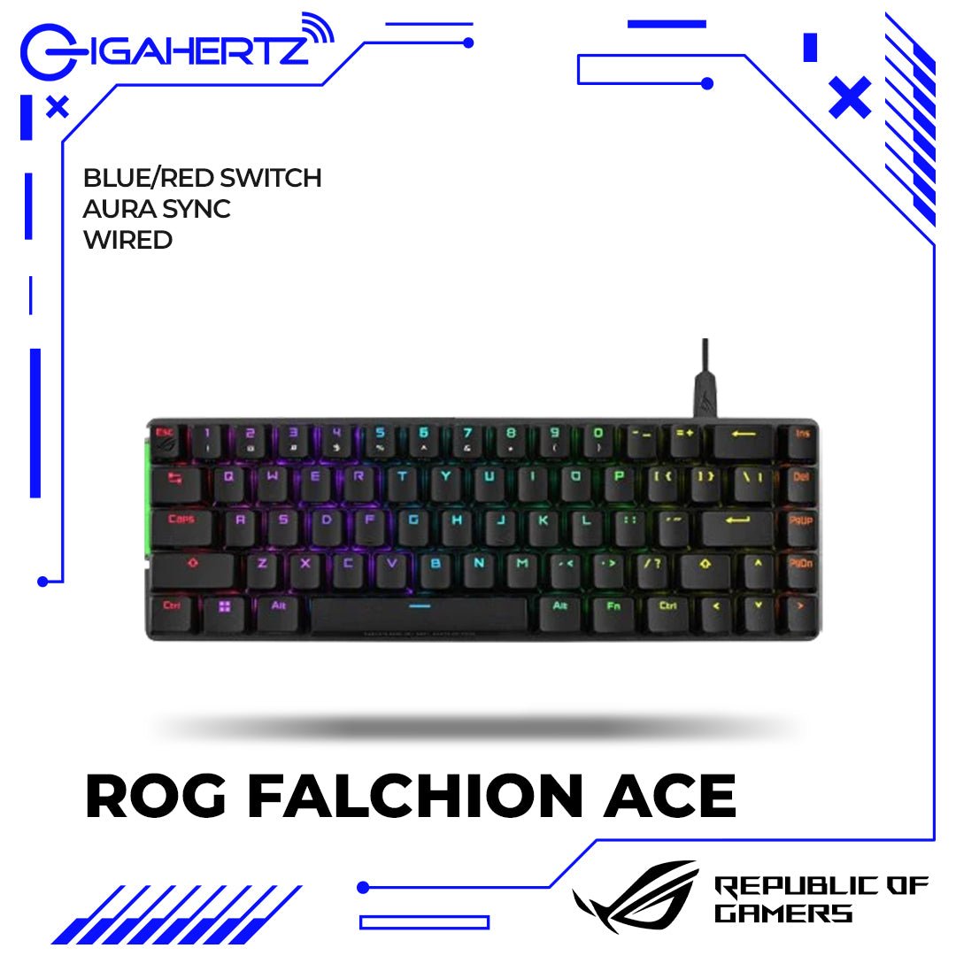 ASUS ゲーミングキーボード ROG Falchion Ace 65% 赤軸 Build a