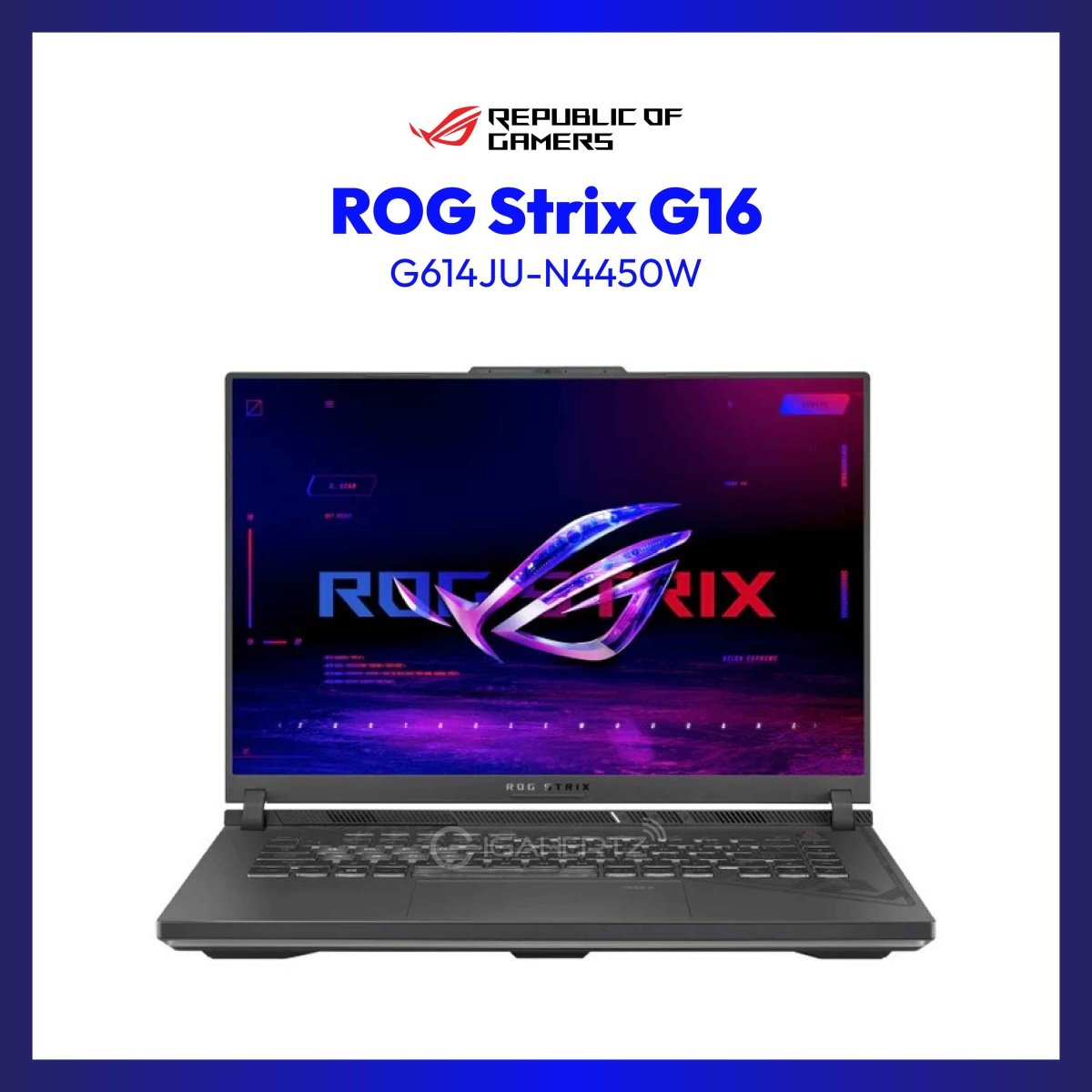 Asus ROG Strix G16 G614JU-N4450W | i7-13650HX | GeForce® RTX™ 4050 | 16 GB RAM | 1 TB SSD | WIN 11 | GigaHertz