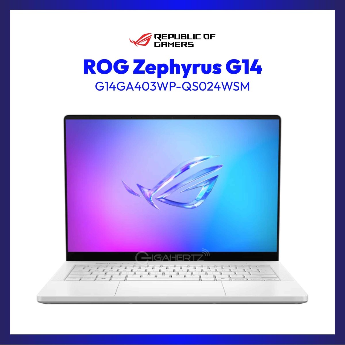 Asus ROG Zephyrus G14GA403WP-QS024WSM | AMD Ryzen™ AI 9 HX 370 | NVIDIA® GeForce RTX™ 5070 | 32GB RAM | 1TB SSD | WIN11 | GigaHertz